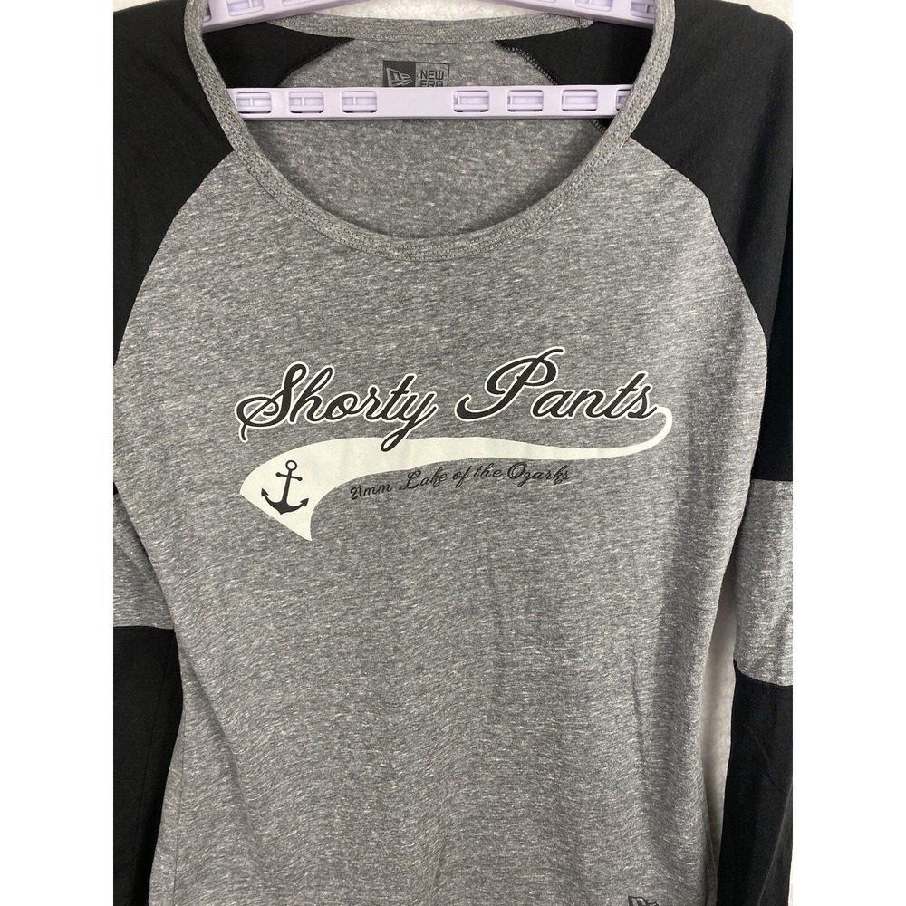 Shorty Pants Bar 21 Mile Marker Lake Of Ozarks Silver Black Tshirt Women Small